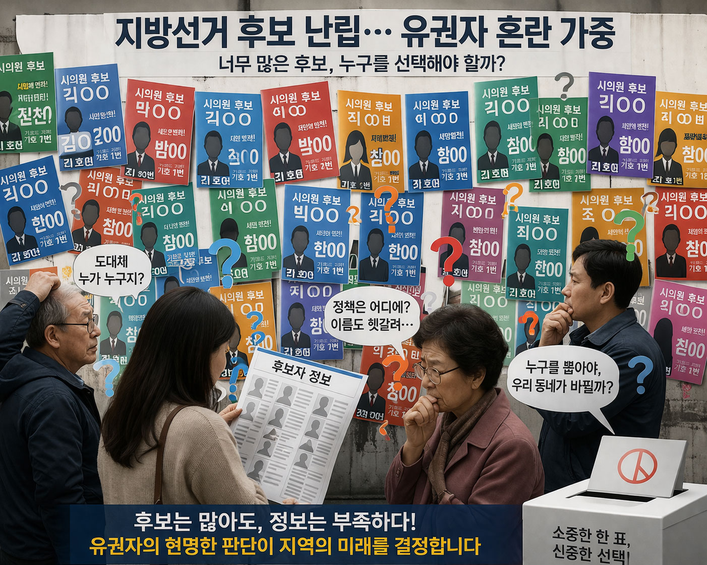 후보 난립의 포천 지방선거, 정치 참여의 확대인가 지역정치의 시험대인가!